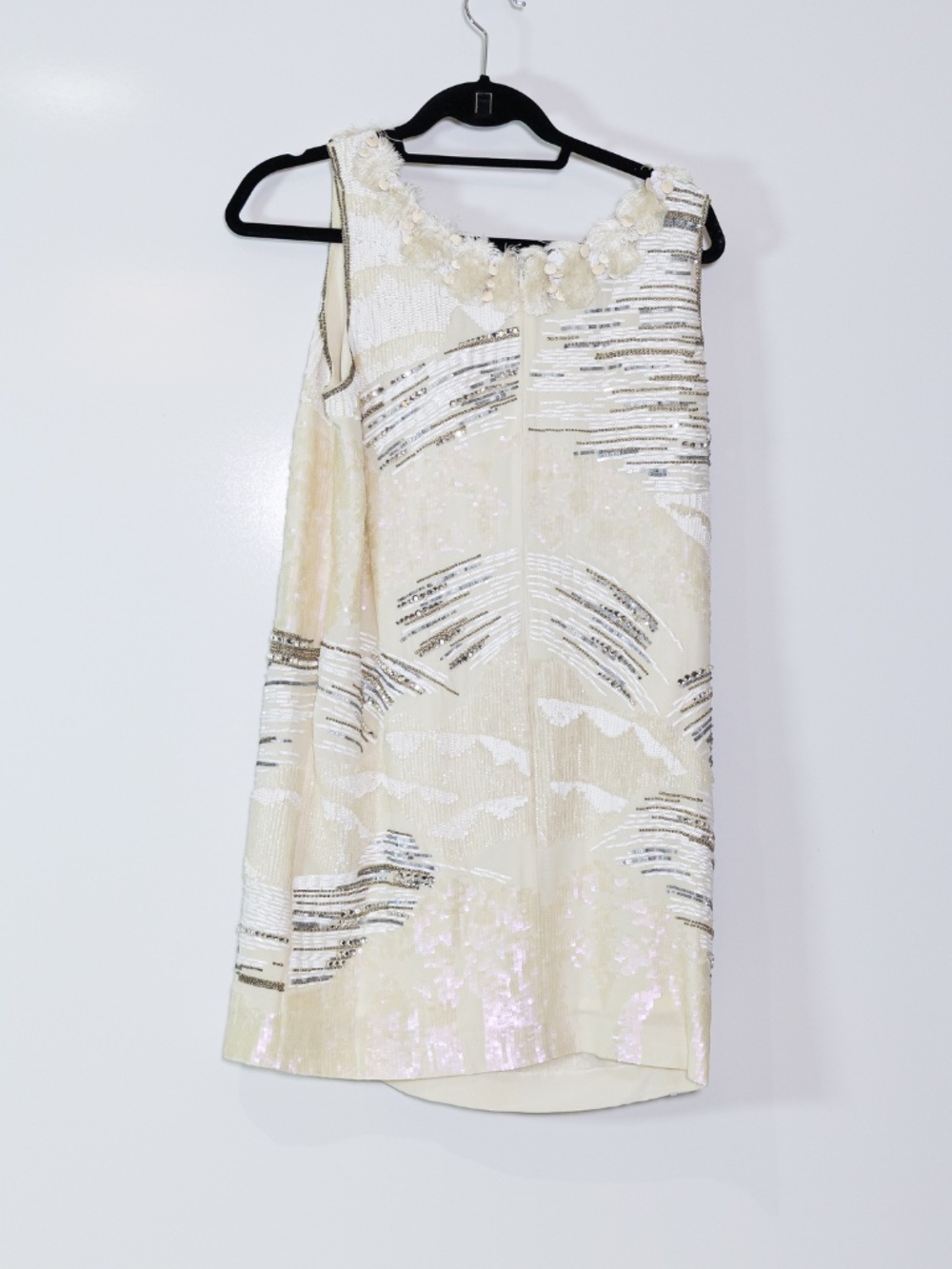 Emilio Pucci Made In Italy Silk Beaded Sequin Rhinestone Embellished Mini Dress - Picture 4 of 4